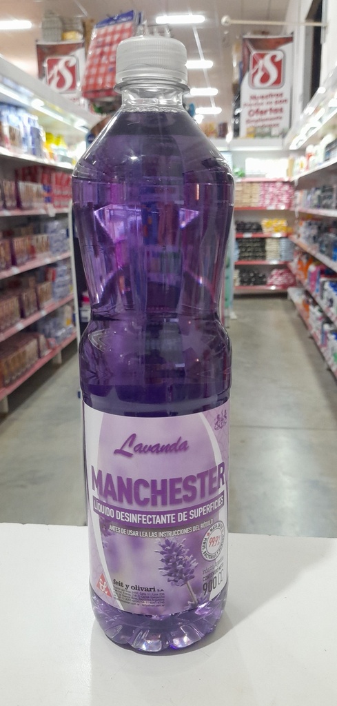 MANCHESTER LIQ DESINF x900cc LAVANDA