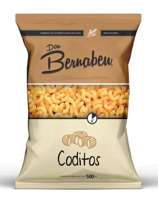 DON BERNABEU FIDEOS x500g CODITOS