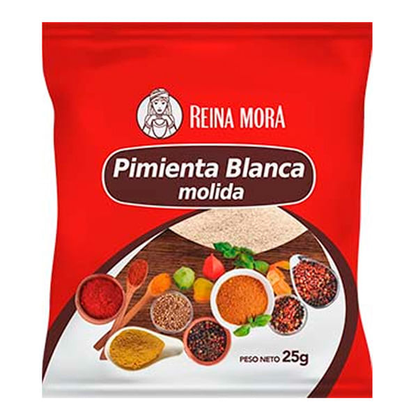 REINA MORA PIMIENTA BLANCA x25g MOL