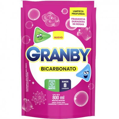 GRANBY JAB LIQ x800ml DP ROSAS