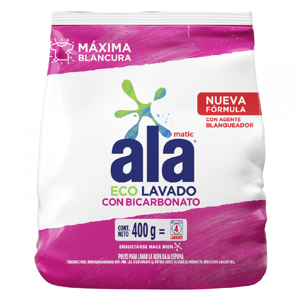 ALA JAB POLVO x400g MATIC C/BIC