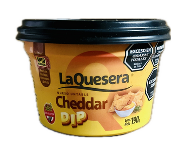 LA QUESERA QUESO UNT x180g CHEDDAR