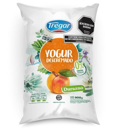 TREGAR YOGUR DESC x900g DURAZNO