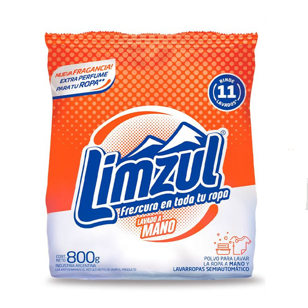 LIMZUL JAB POLVO x800g LAV MANO