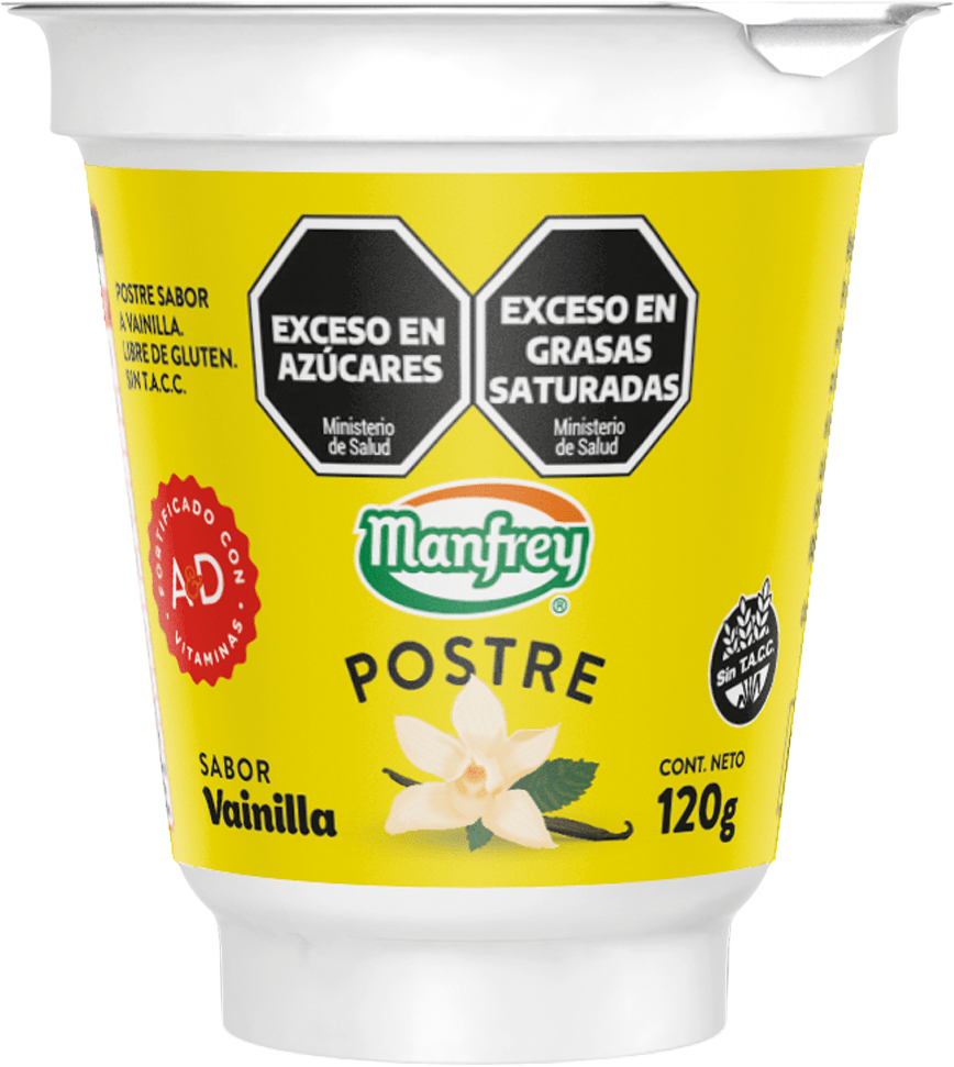 MANFREY POSTRE x120g VAINILLA