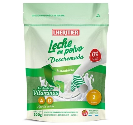 LHERITIER LECHE POLVO x200g DP DESCR
