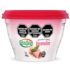 MANFREY QUESO UNT x180g JAMON