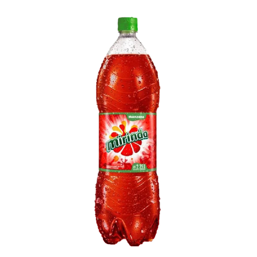 MIRINDA GASEOSA x2L MANZANA