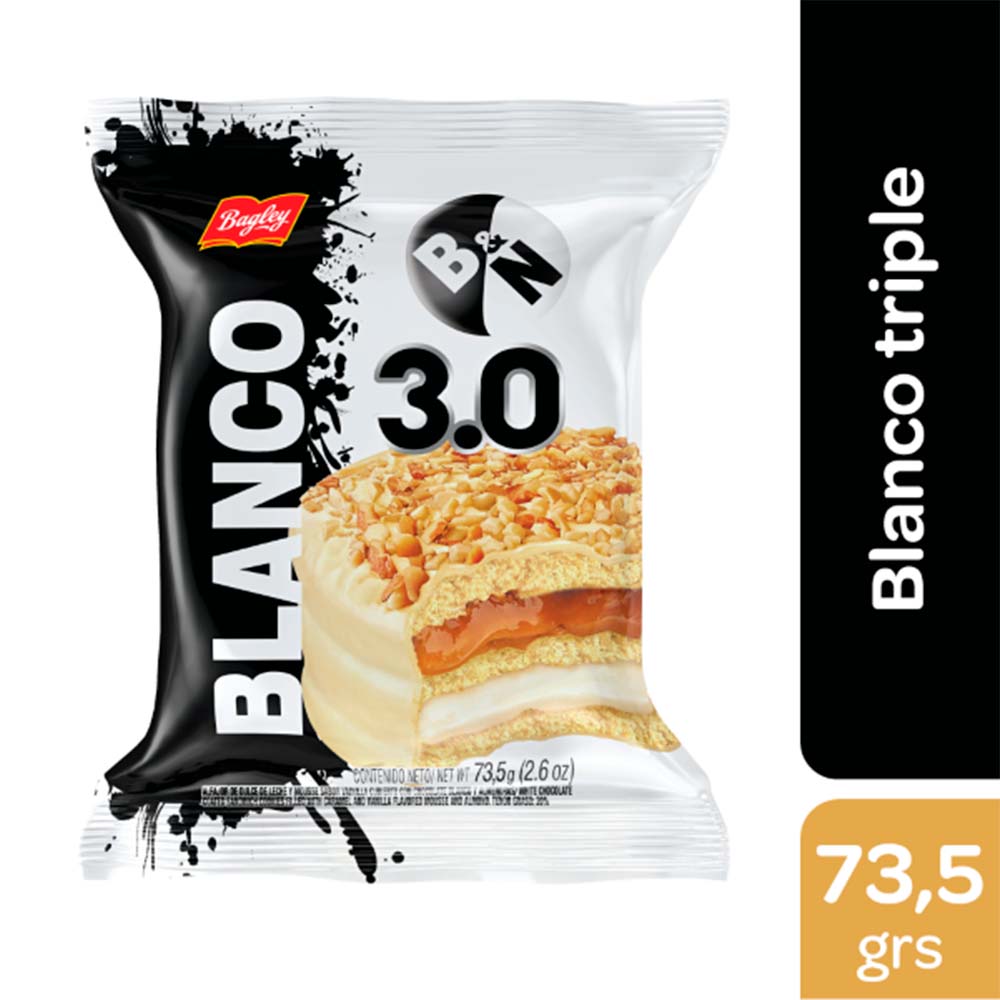 B&N ALFAJOR x73.5g BLANCO