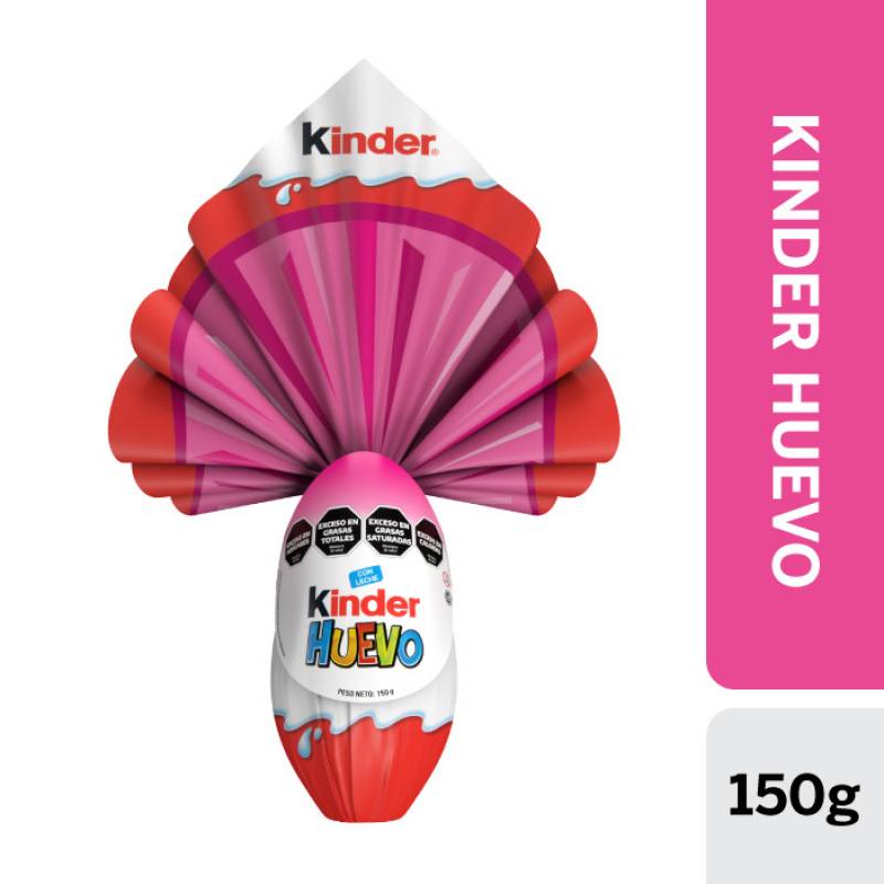 KINDER HUEVO PASCUA x150g ROSA