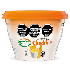 MANFREY QUESO UNT x180g C/QUESO CHEDDAR