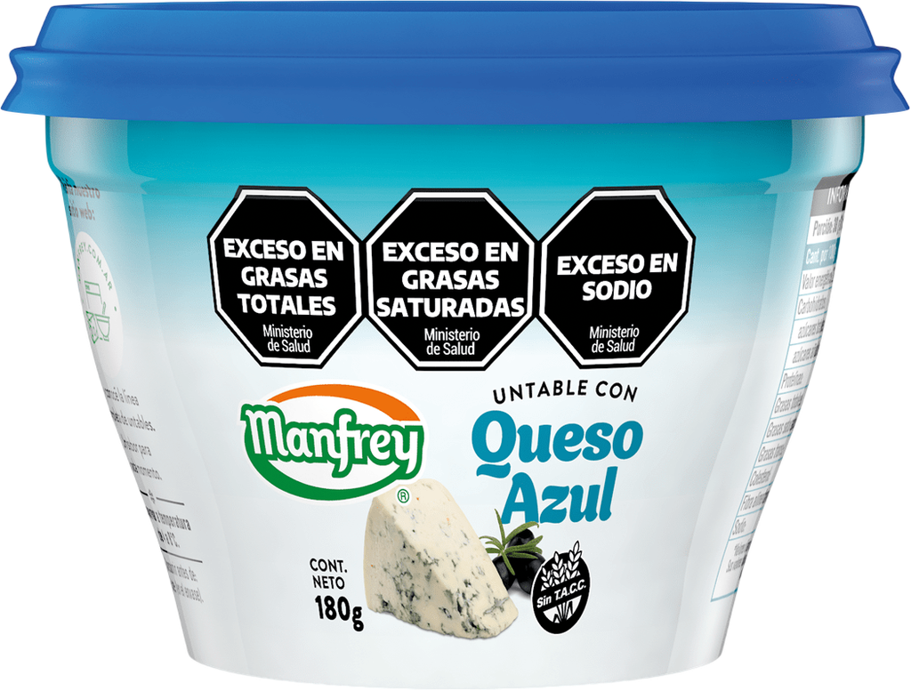 MANFREY QUESO UNT x180g C/QUESO AZUL