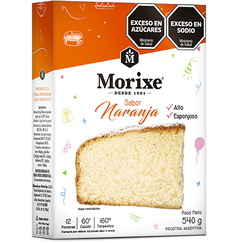 MORIXE BIZCOCHUELO x540g NARANJA