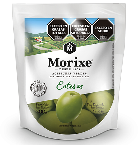 MORIXE ACEITUNAS x200g DP ENTERAS