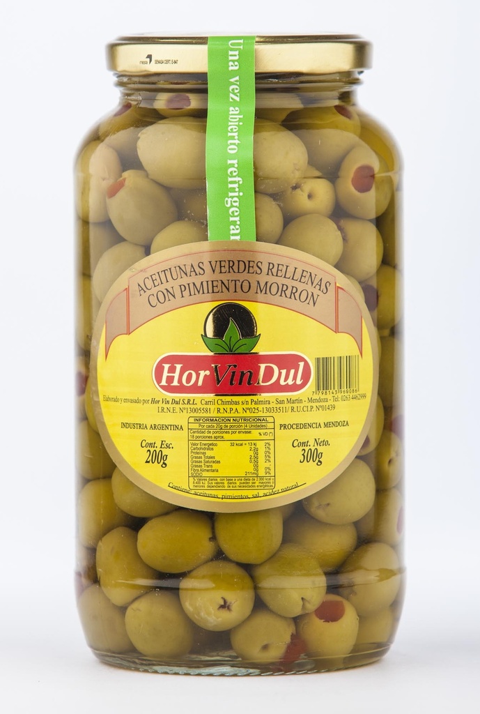 HORVINDUL ACEITUNAS x220g RELLENAS