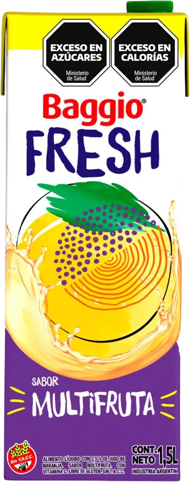 BAGGIO FRESH x1.5L TETRA MULTIFRUTA