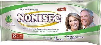 NONISEC TOALLAS HUMEDAS ADULTOS x60u