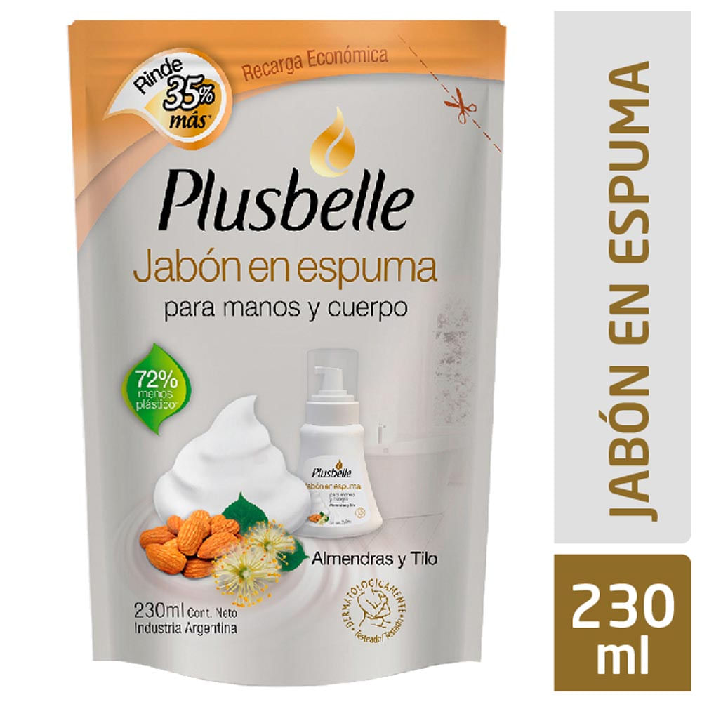 PLUSBELLE JAB ESPUMA x230ml DP ALM