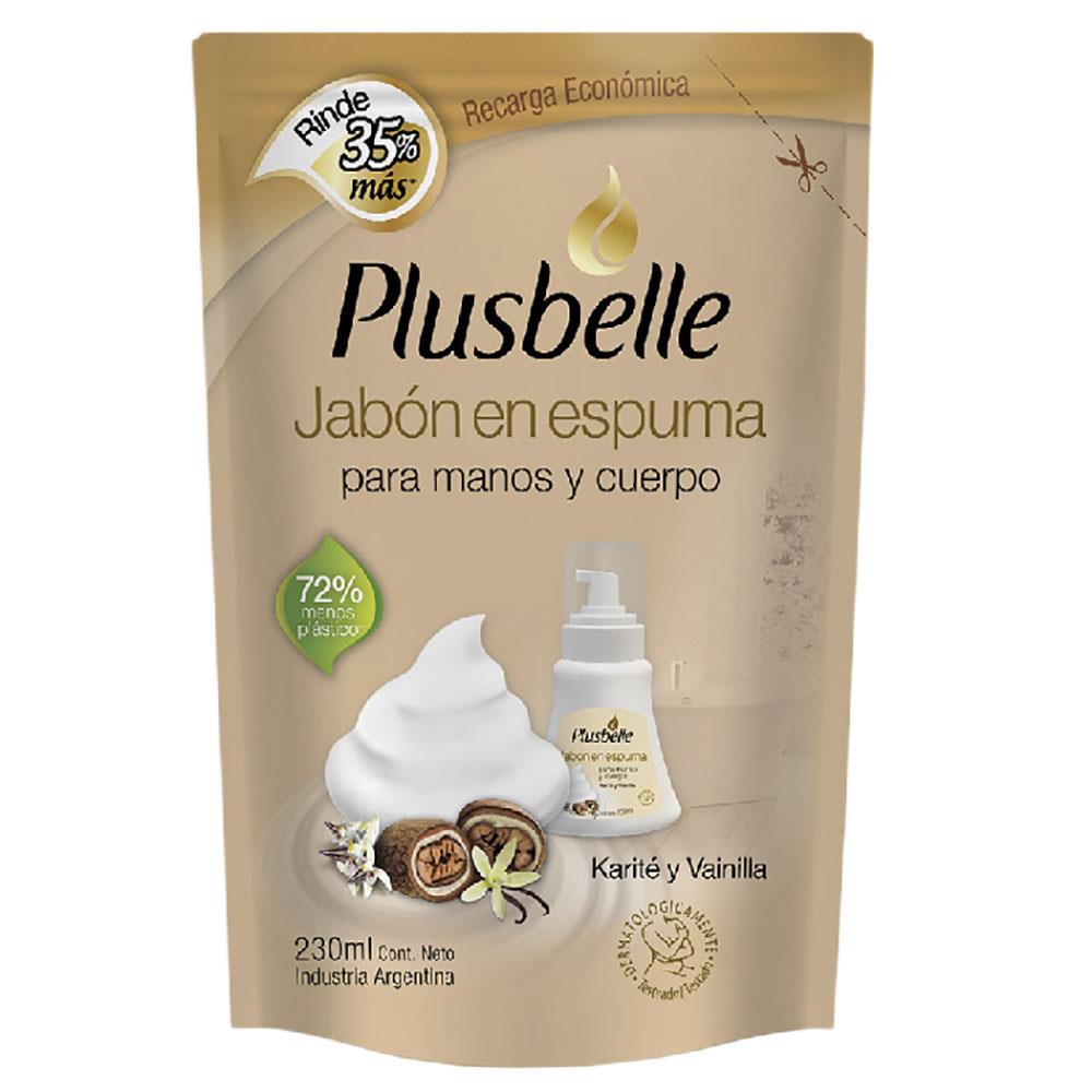 PLUSBELLE JAB ESPUMA x230ml DP KARITE