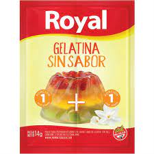 ROYAL GELATINA x14g S/SABOR