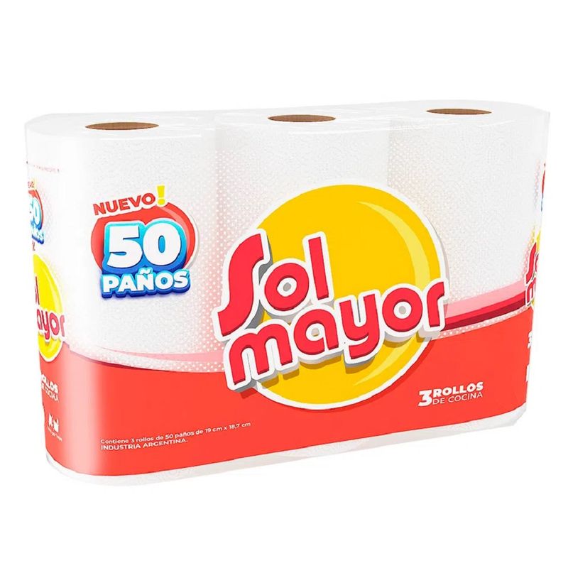 SOL MAYOR ROLLO COCINA 3x50 PAÑOS