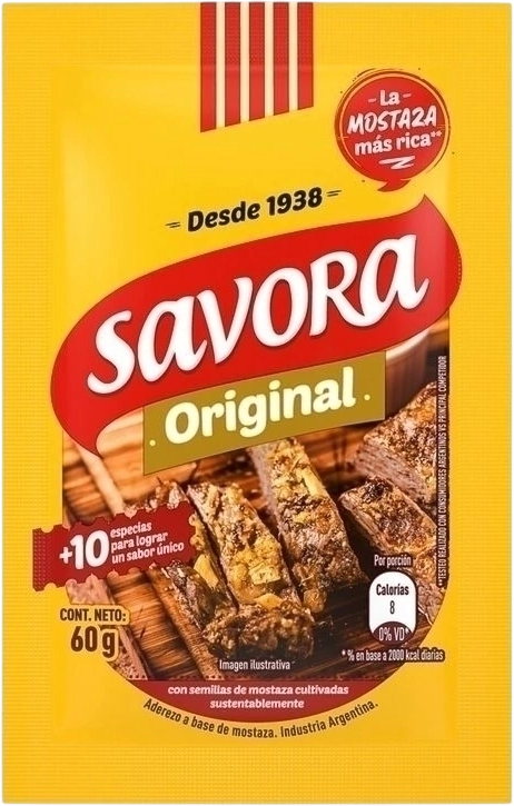 SAVORA MOSTAZA x60g