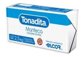 TONADITA MANTECA x2.5KG
