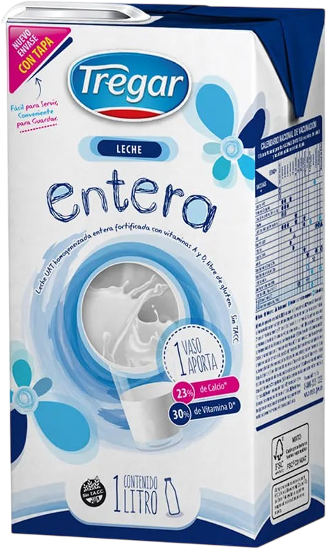 TREGAR LECHE LV x1L ENTERA