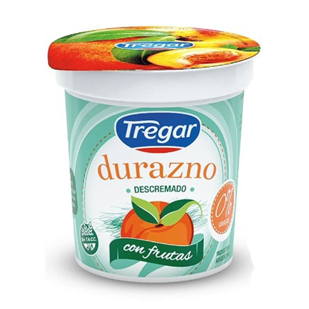 TREGAR YOGUR DESC x160g DURAZNO
