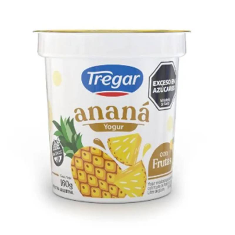 TREGAR YOGUR C/FRUTAS x160g ANANA