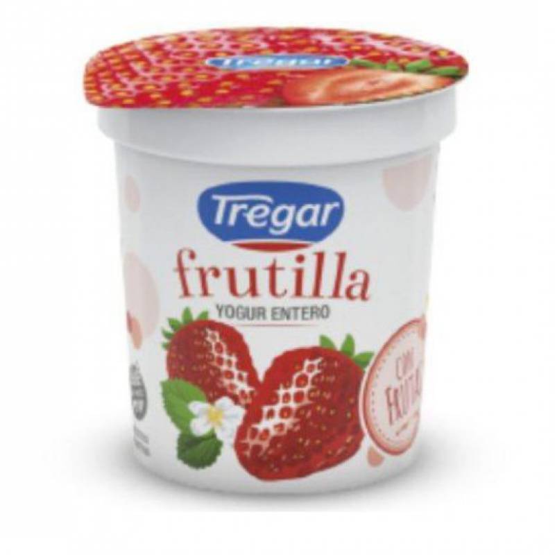 TREGAR YOGUR C/FRUTAS x160g FRUTILLA