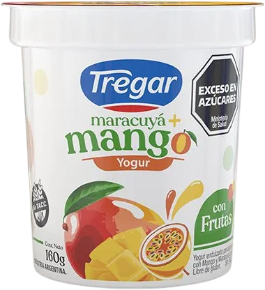 TREGAR YOGUR C/FRUTAS x160g MAN/MAR