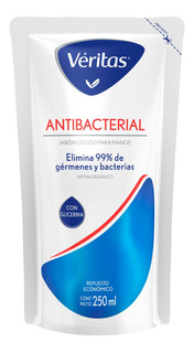 VERITAS JABON LIQ x250ml DP ANTIBACT