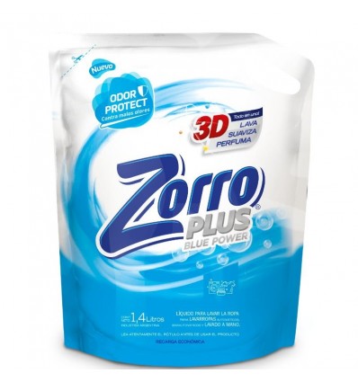 ZORRO JAB LIQUIDO x1.4L DP BLUEPOWER
