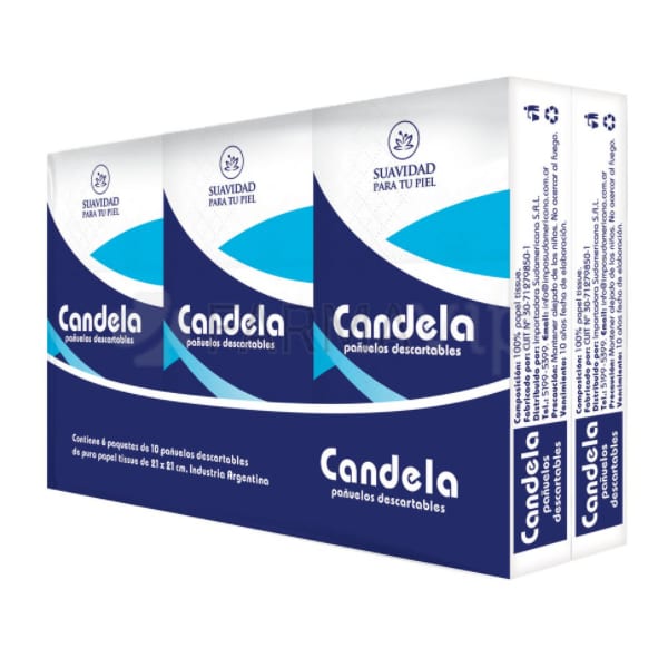 CANDELA PAÑUELO x6u