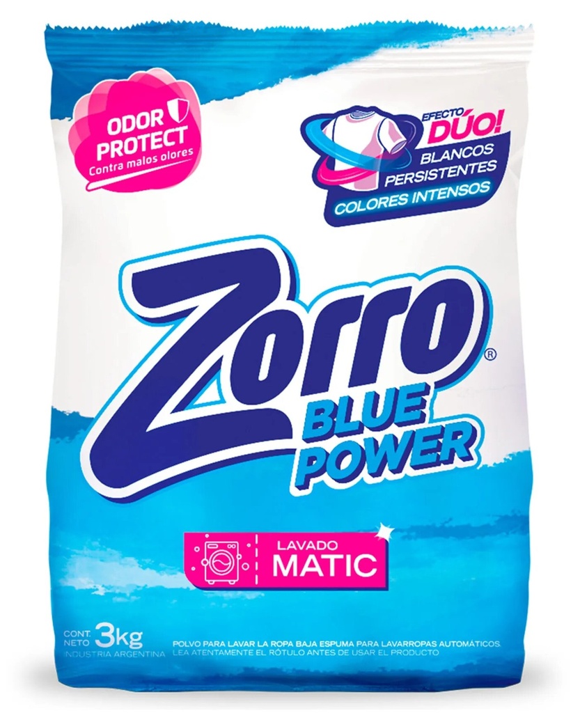 ZORRO JAB POLVO x3KG MATIC BLUEP
