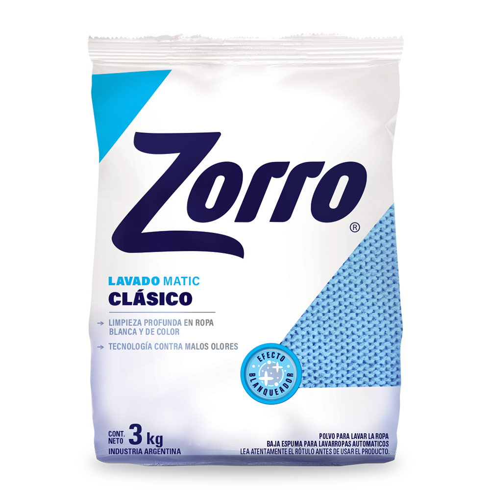 ZORRO JAB POLVO x3KG MATIC CLASICO