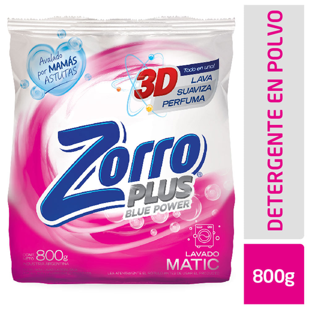 ZORRO JAB POLVO x400g MATIC BLUEP