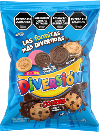 DIVERSION GALLETAS x400g SURTIDAS