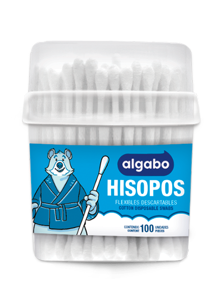 ALGABO HISOPOS TUBO x100u
