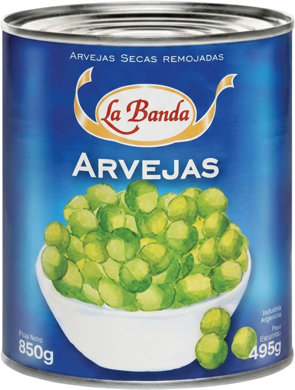LA BANDA ARVEJAS x350g SECAS REMOJADAS