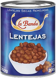 LA BANDA LENTEJAS x350g SECAS REMOJADAS