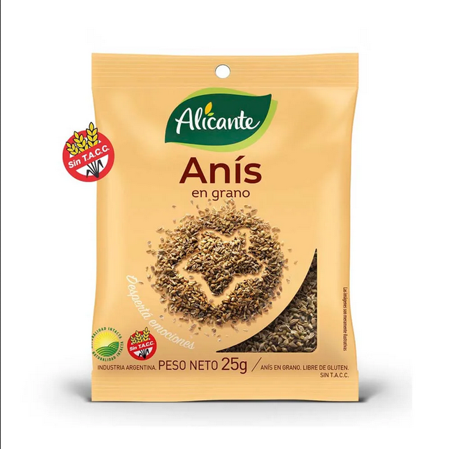 ALICANTE ANIS GRANO x25g