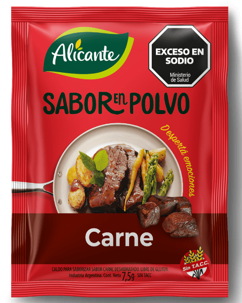 ALICANTE SABOR POLVO x7.5g CARNE