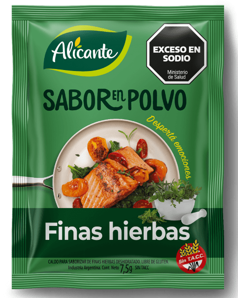 ALICANTE SABOR POLVO x7.5g FINAS-HIERBAS