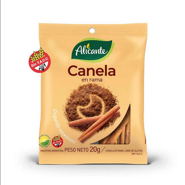 ALICANTE CANELA x20g EN RAMA