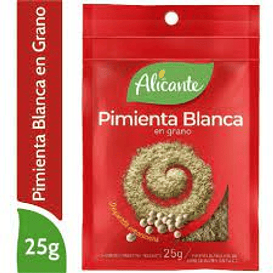 ALICANTE PIMIENTA BLANCA x25g GRANO