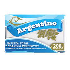 ARGENTINO JABON PAN BLANCO x200g