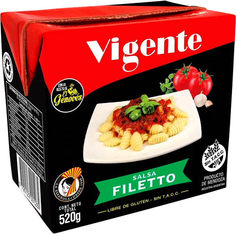 VIGENTE SALSA FILETTO x520g