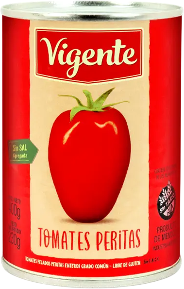 VIGENTE TOMATE PERITA PELADO x400gr